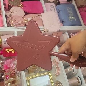 Jeffree Star handheld mirror - burgundy